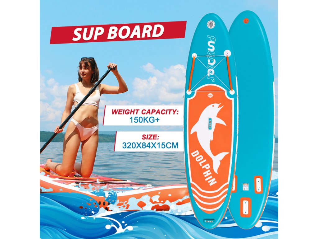 FunWater nafukovací paddleboard DOLPHINS